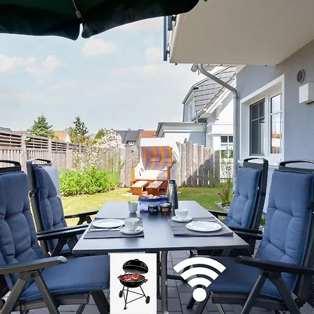 Am Horizont No 3: Seaside Garden Retreat with Home Office Zingst Exterior photo